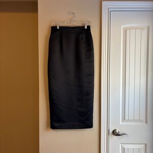 Classic Black Pencil Skirt